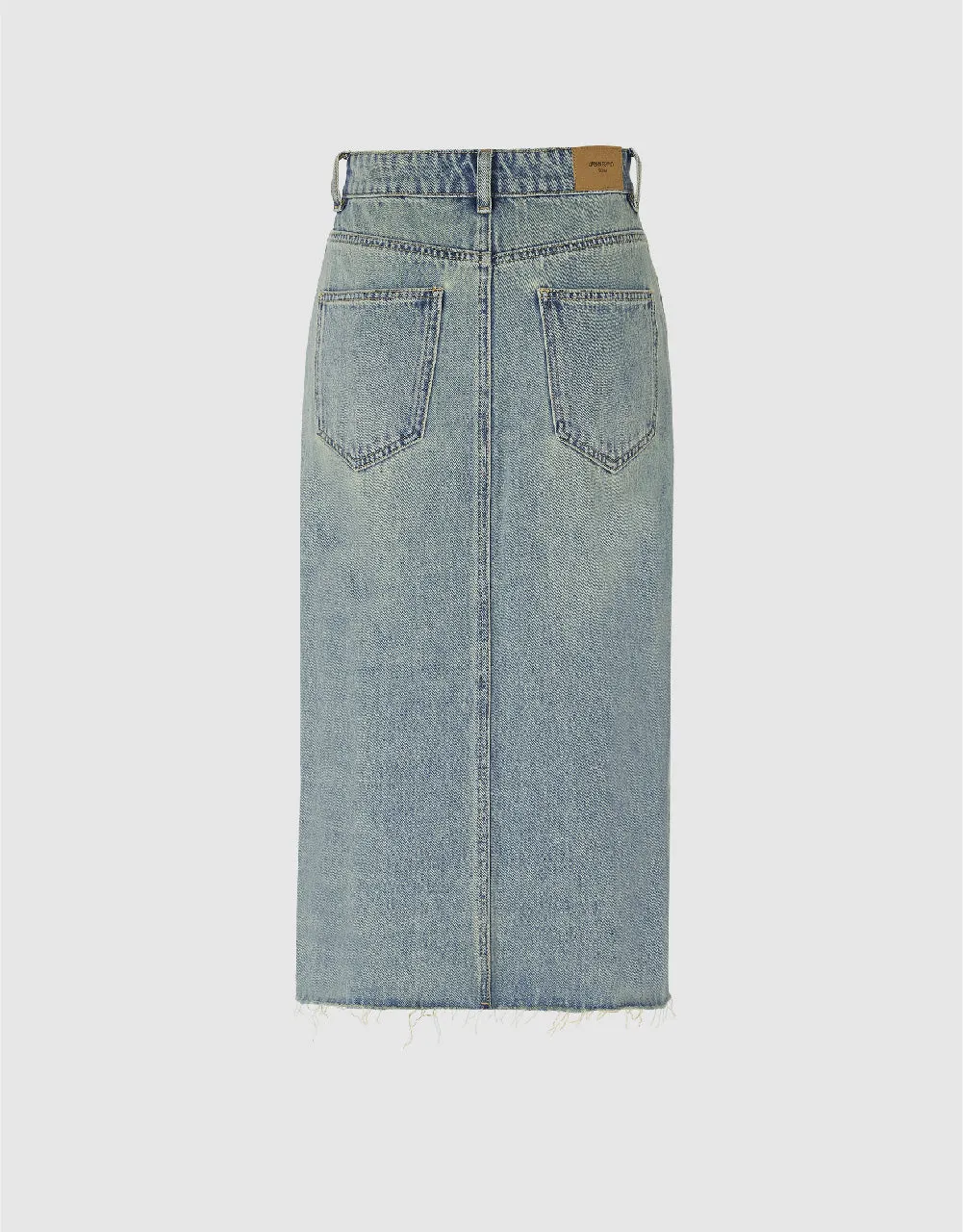 Midi Straight Denim Skirt sold by Urban Revivo product image thumbnail 3