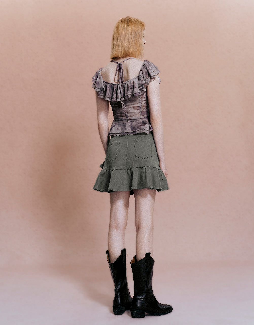 Mini A-Line Skirt With Belt sold by Urban Revivo product image thumbnail 5