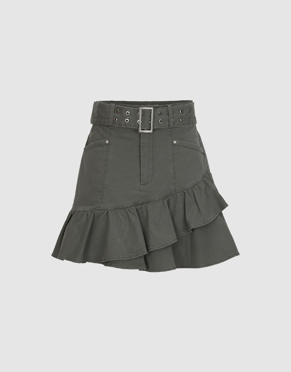 Mini A-Line Skirt With Belt sold by Urban Revivo