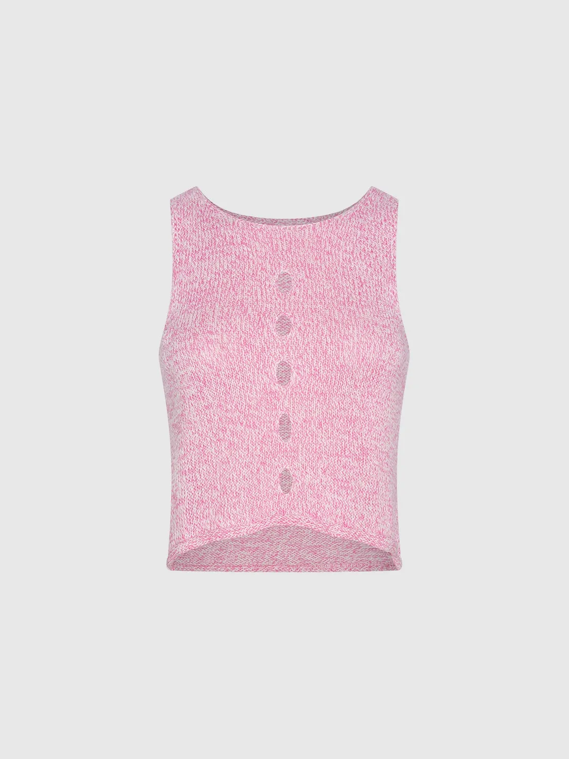 Crew Neck Knitted Tank Top sold by Urban Revivo product image thumbnail 2