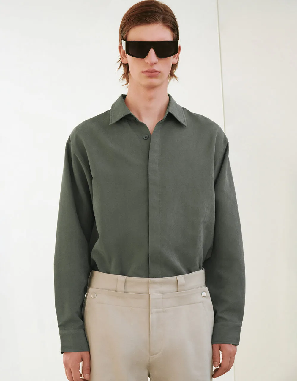 Button Up Loose Shirt sold by Urban Revivo