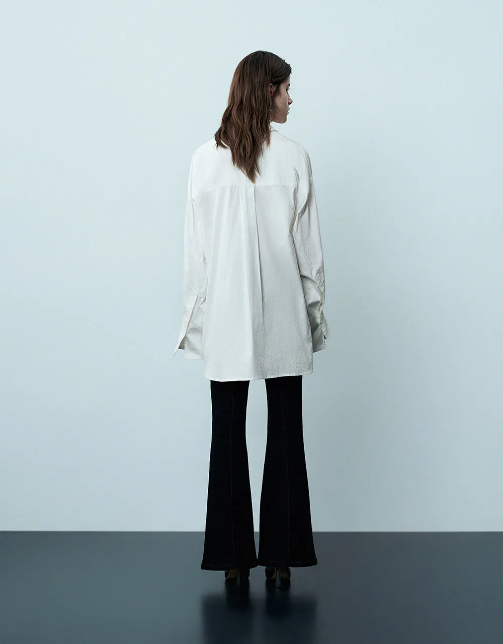 Button Up Oversized Shirt sold by Urban Revivo product image thumbnail 4
