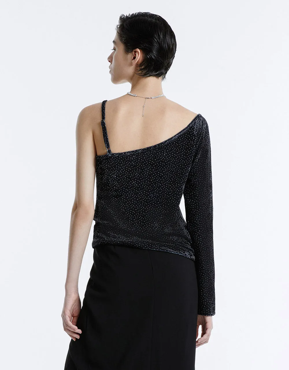 Dotted Asymmetrical T-Shirt sold by Urban Revivo product image thumbnail 3