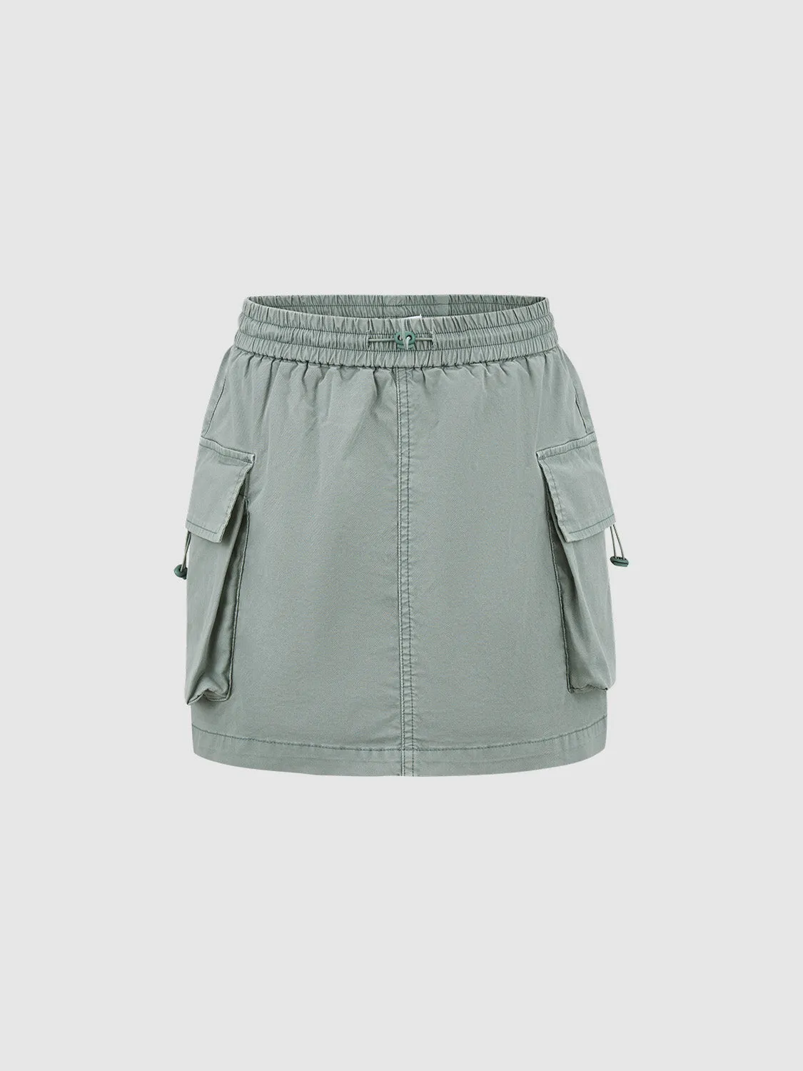 Drawstring Waist Mini Straight Skirt sold by Urban Revivo