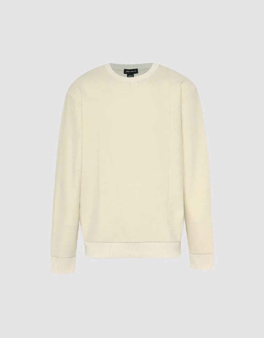Crew Neck Straight Sweatshirt sold by Urban Revivo product image thumbnail 5