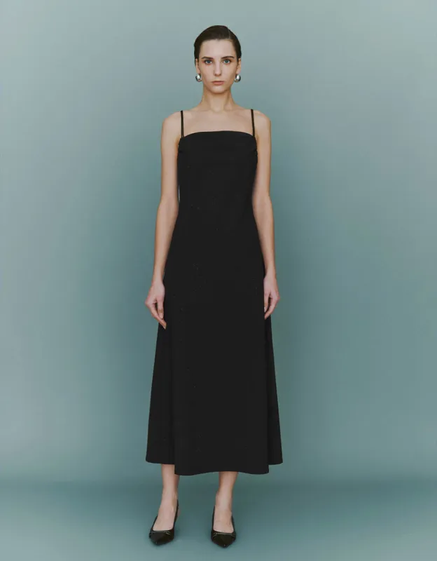 Off-Shoulder A-Line Cami Dress sold by Urban Revivo