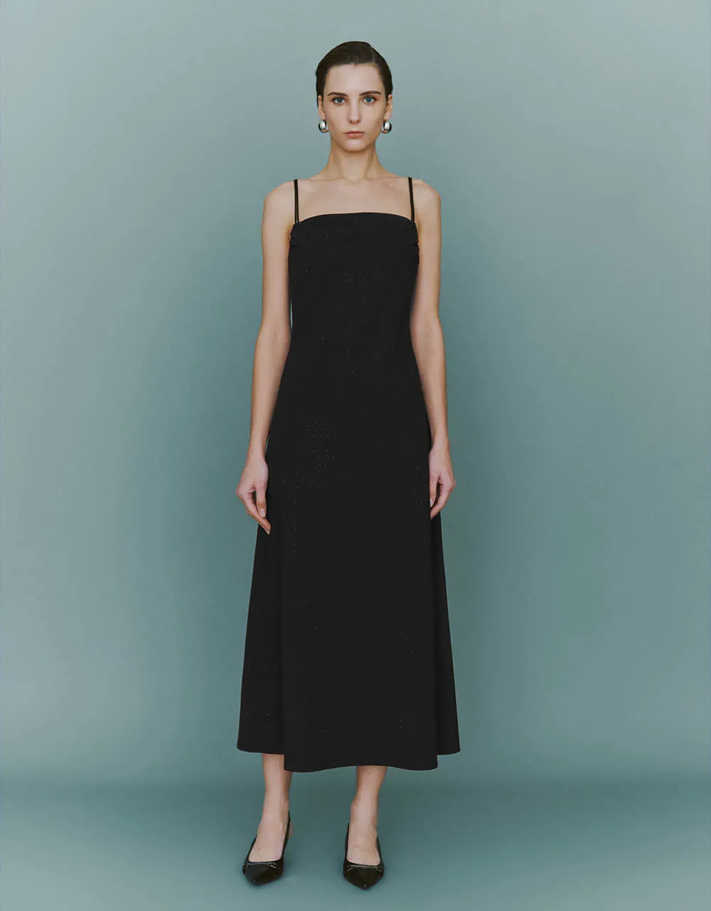 Off-Shoulder A-Line Cami Dress sold by Urban Revivo