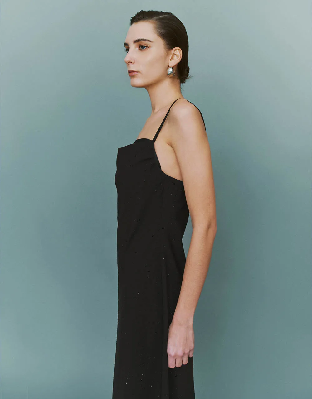 Off-Shoulder A-Line Cami Dress sold by Urban Revivo product image thumbnail 3