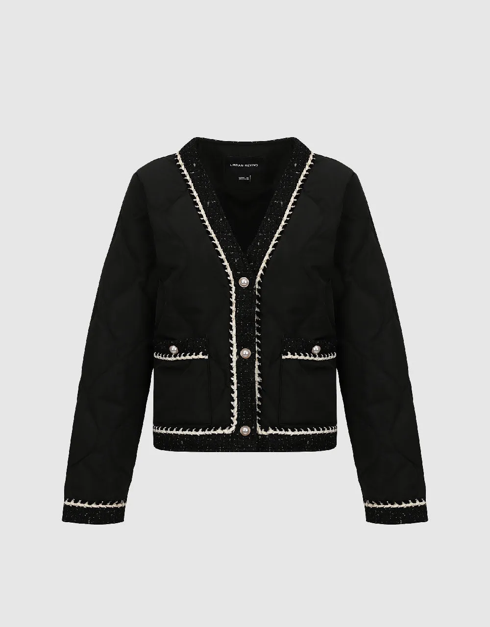 V-Neck Down Jacket sold by Urban Revivo product image thumbnail 5