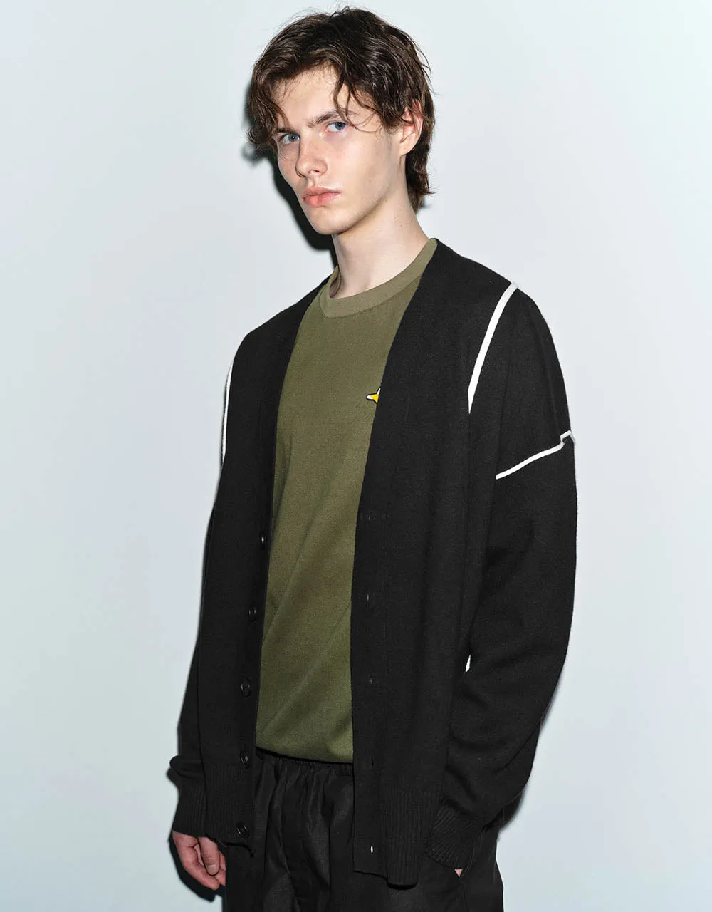 V-Neck Knitted Cardigan sold by Urban Revivo product image thumbnail 3