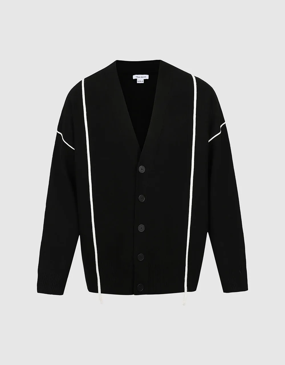 V-Neck Knitted Cardigan sold by Urban Revivo product image thumbnail 2