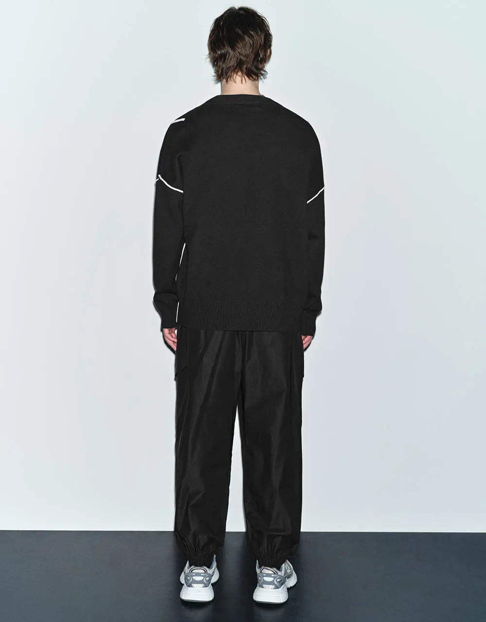 V-Neck Knitted Cardigan sold by Urban Revivo product image thumbnail 4