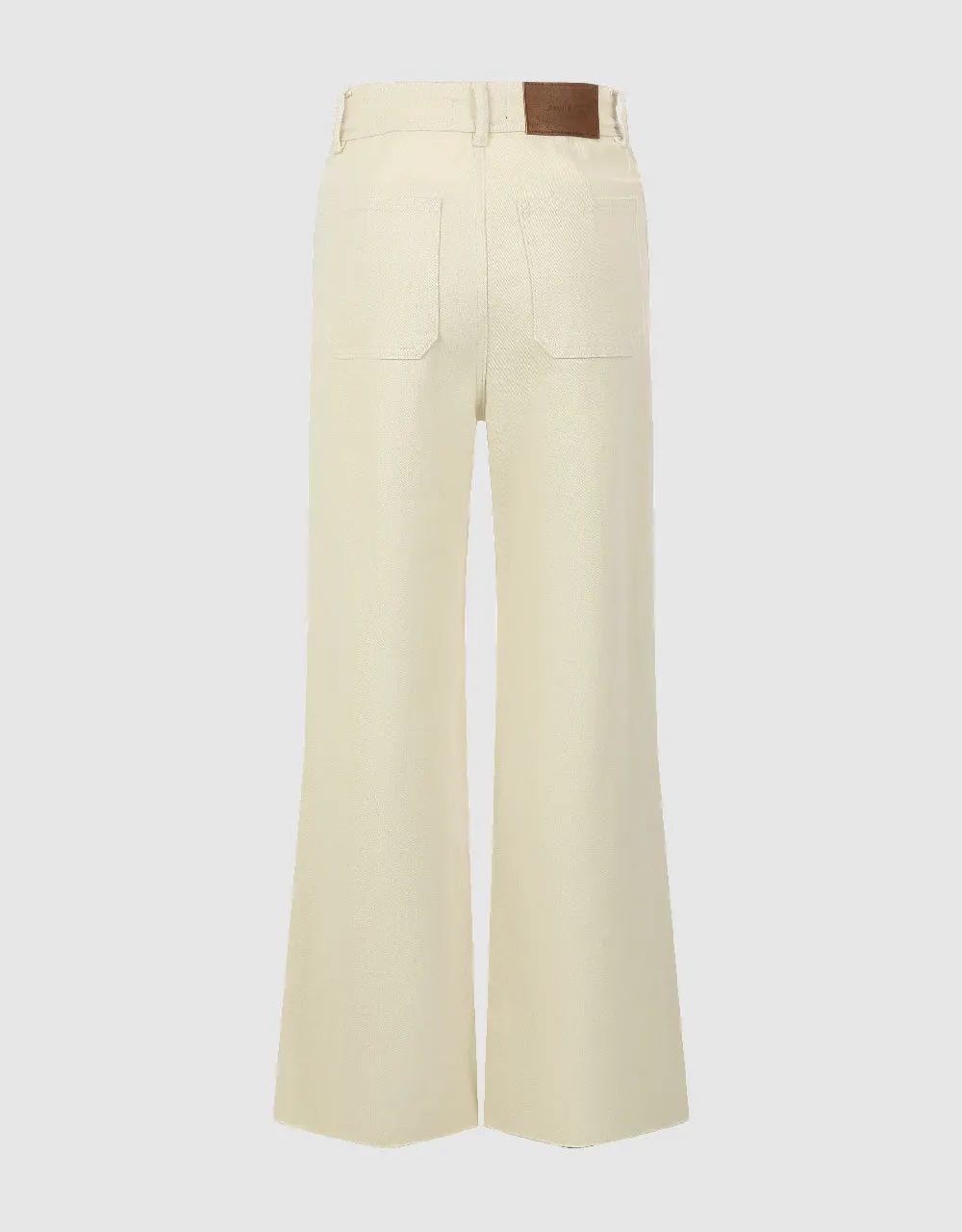 Front Pocket Wide-Leg Jeans sold by Urban Revivo product image thumbnail 3