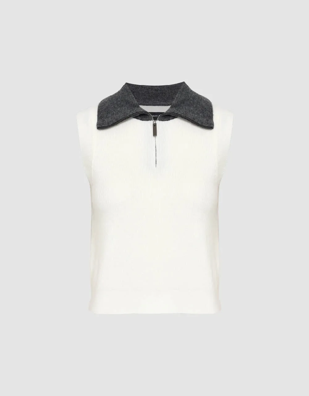 Lapel V-Neck Knitted Vest sold by Urban Revivo product image thumbnail 2