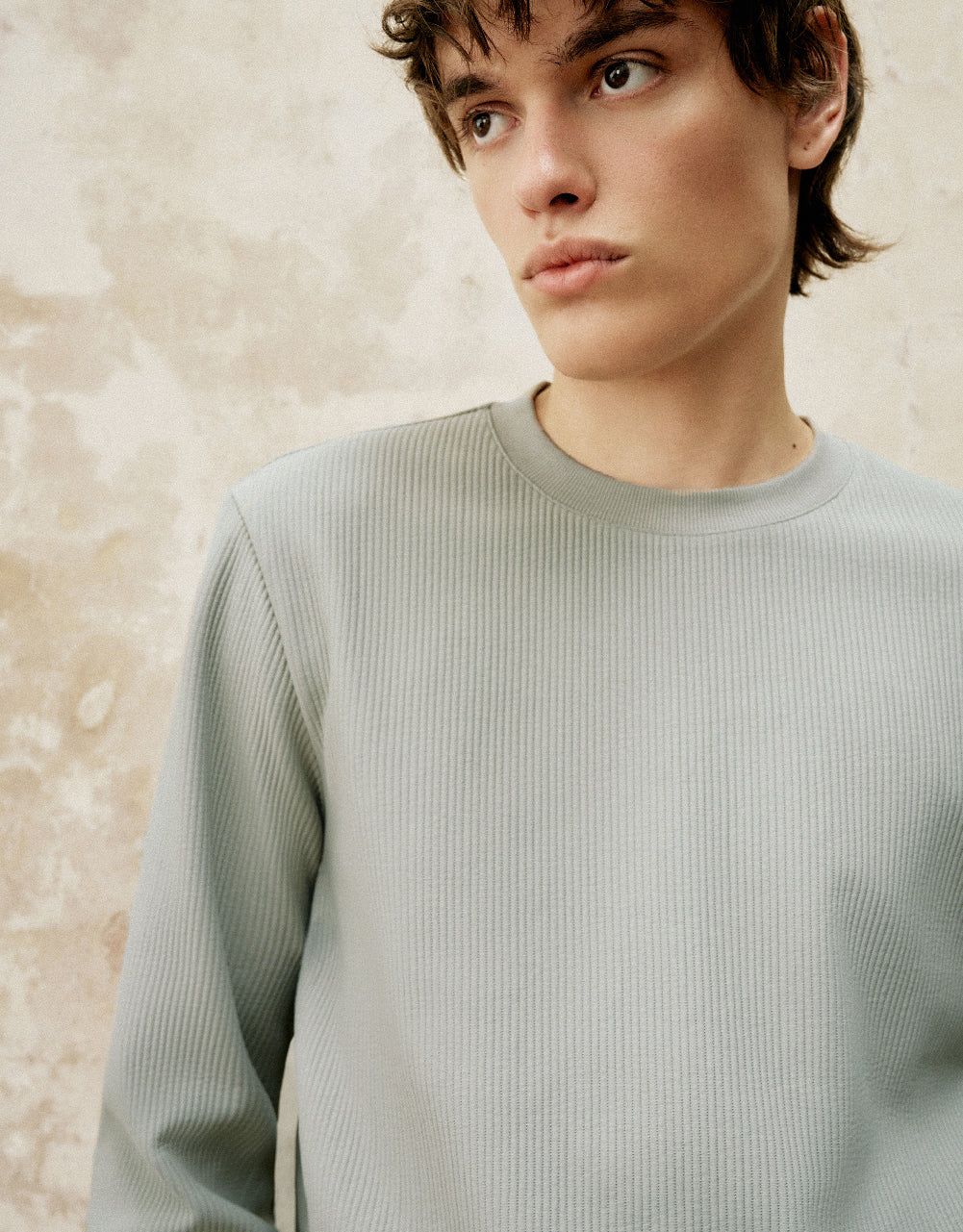 Textured Crew Neck Sweatshirt sold by Urban Revivo product image thumbnail 5