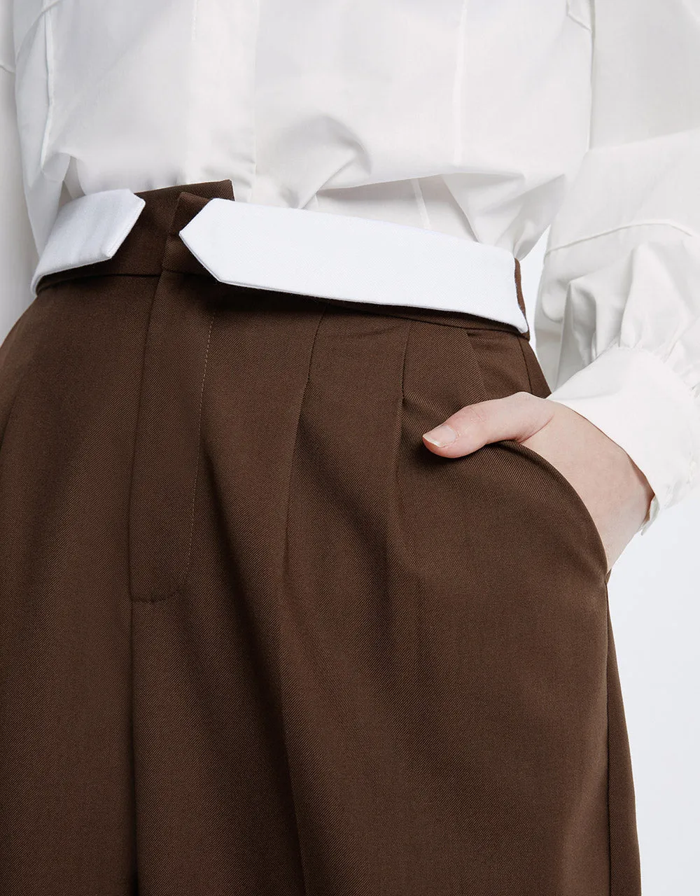 Pleated Wide Leg Pants sold by Urban Revivo product image thumbnail 4