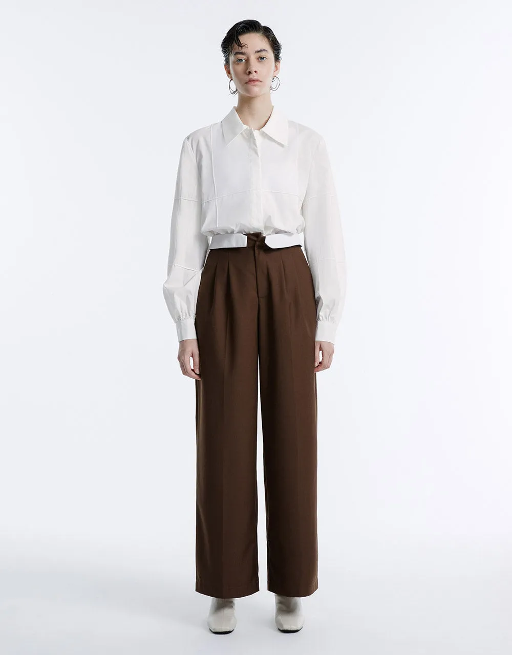 Pleated Wide Leg Pants sold by Urban Revivo product image thumbnail 5