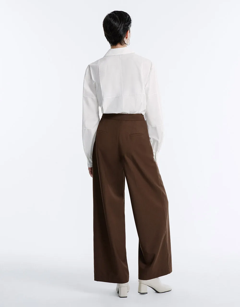 Pleated Wide Leg Pants sold by Urban Revivo product image thumbnail 3