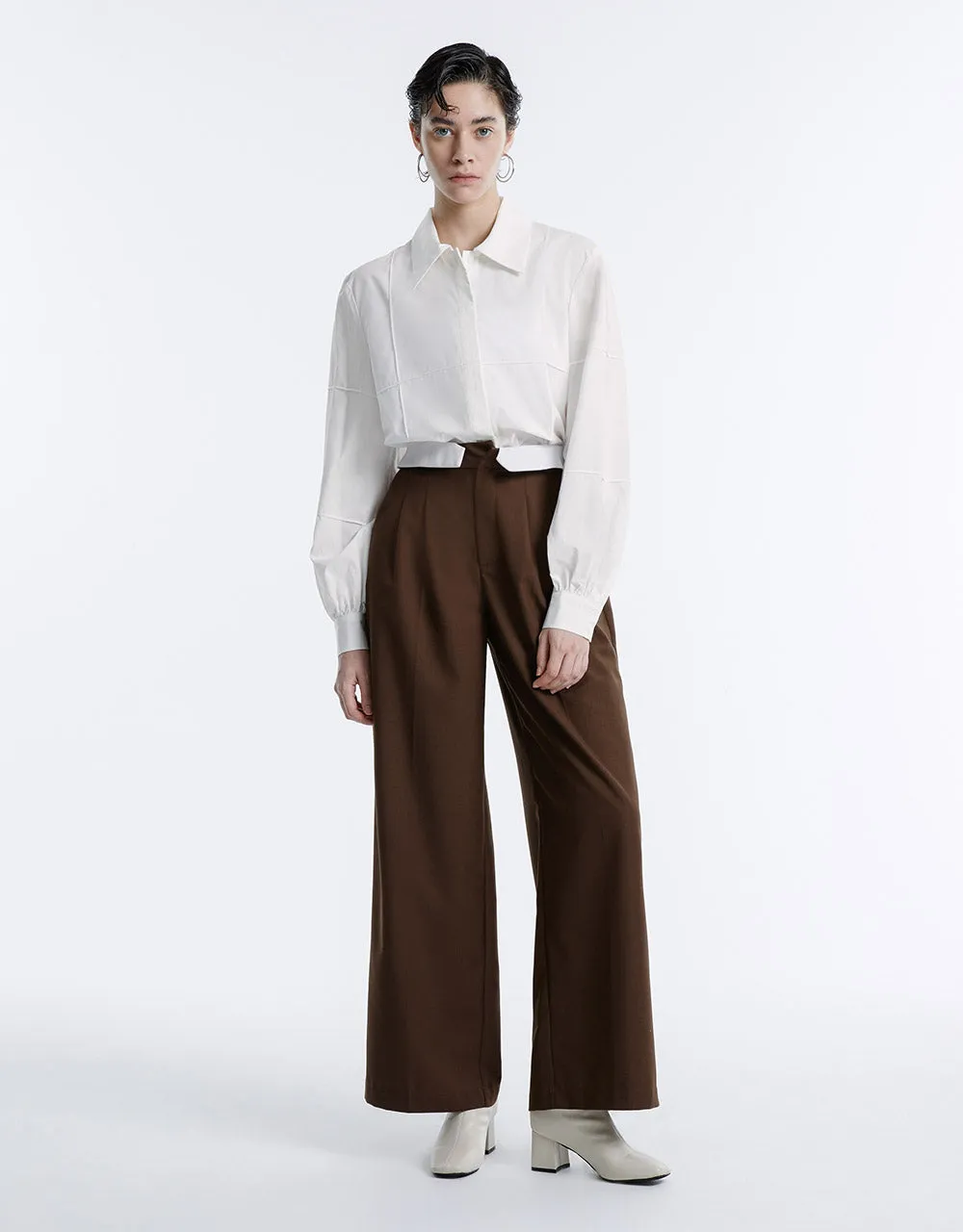 Pleated Wide Leg Pants sold by Urban Revivo product image thumbnail 2