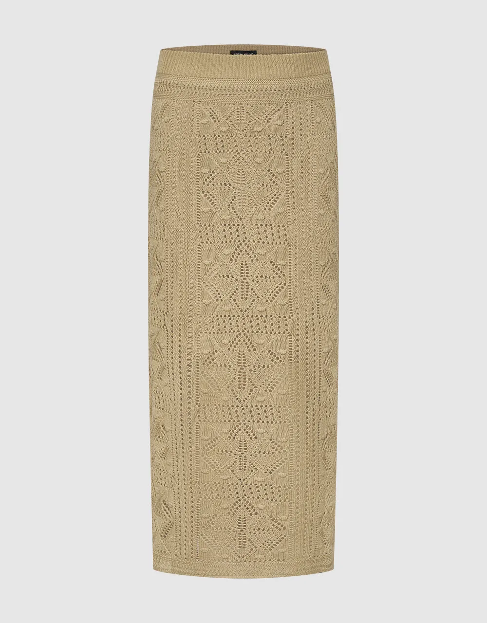 Midi Skinny Knitted Skirt sold by Urban Revivo
