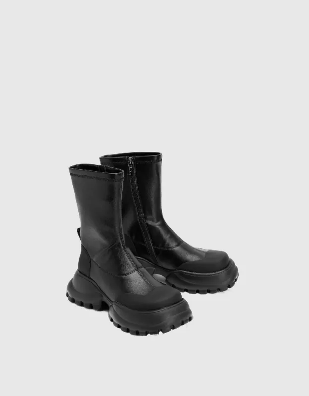 Round Toe Ankle Boots sold by Urban Revivo