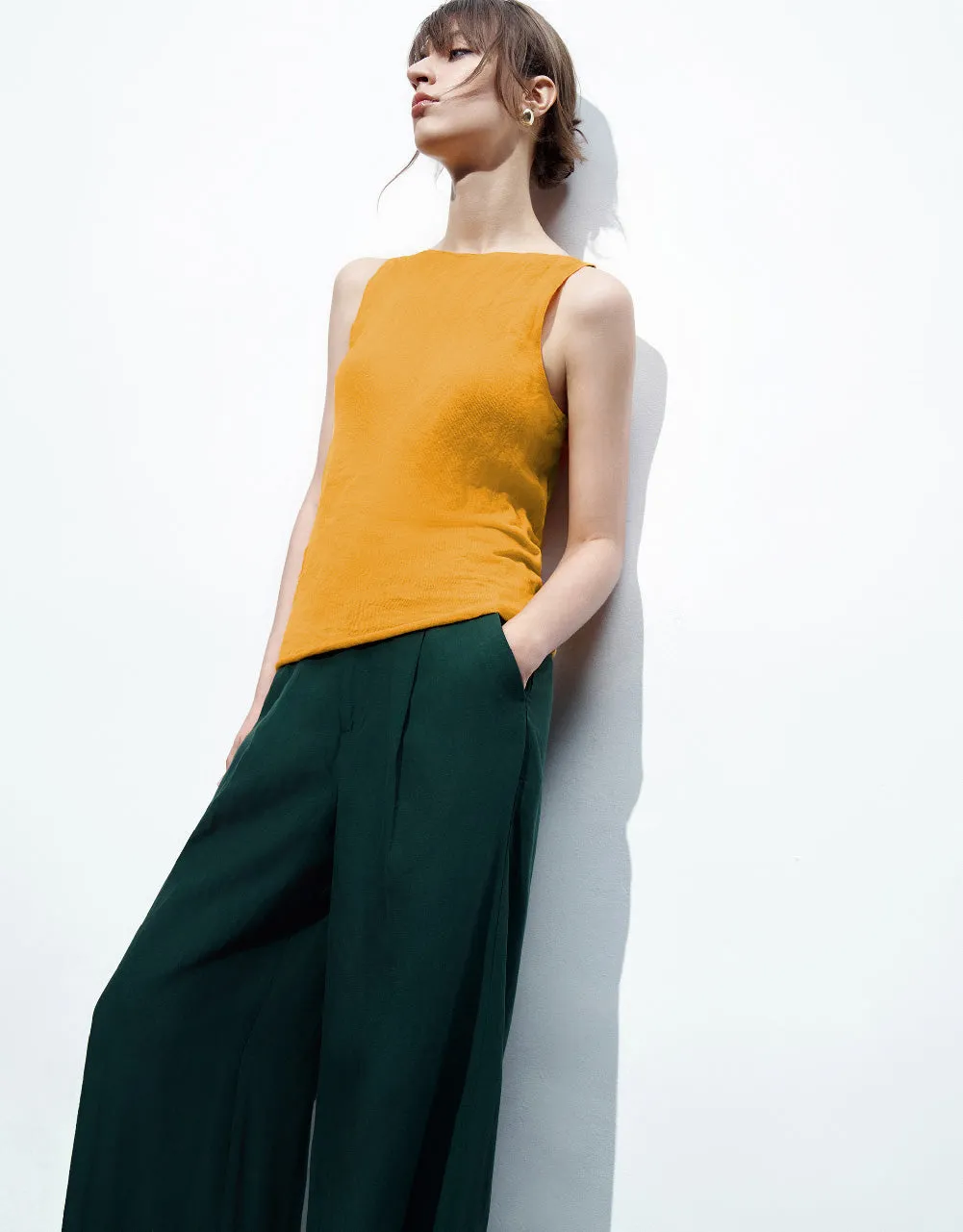 Off-Shoulder Knitted Tank Top sold by Urban Revivo product image thumbnail 3