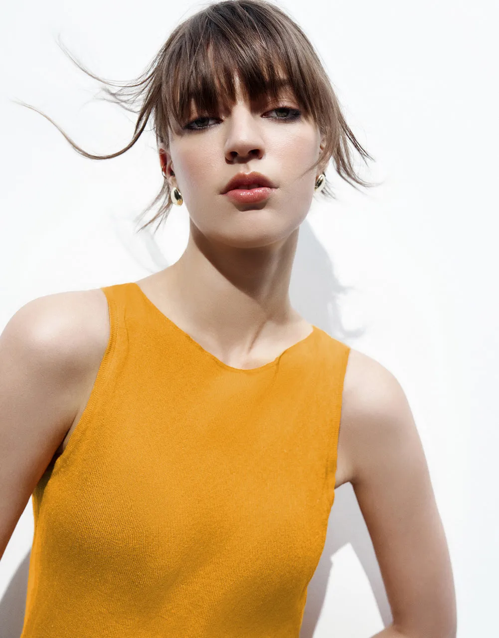 Off-Shoulder Knitted Tank Top sold by Urban Revivo product image thumbnail 5