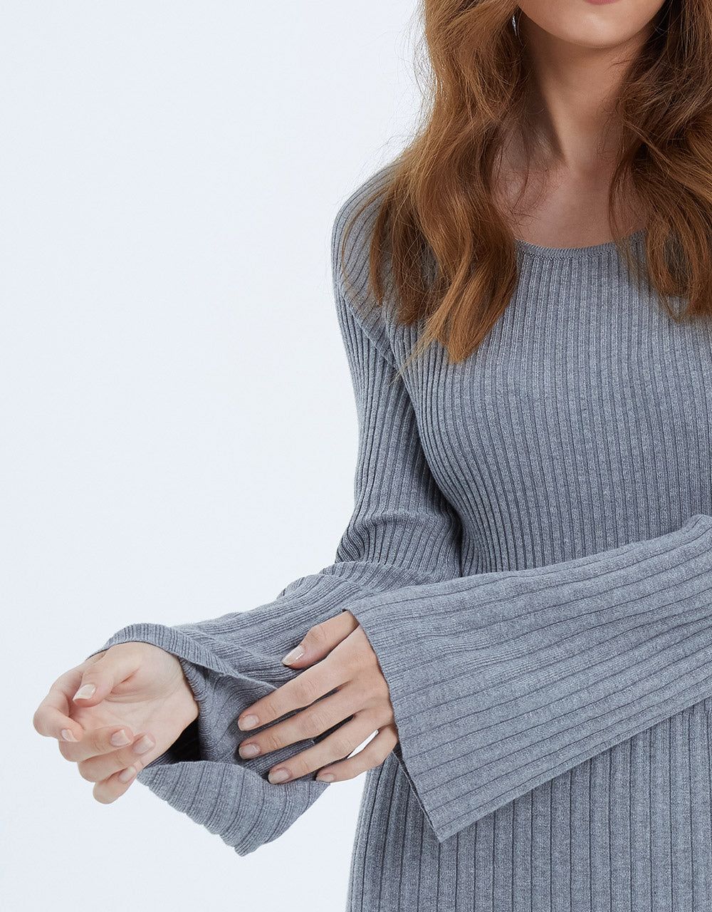 Raglan Sleeve Rib Knit Dress sold by Urban Revivo product image thumbnail 5