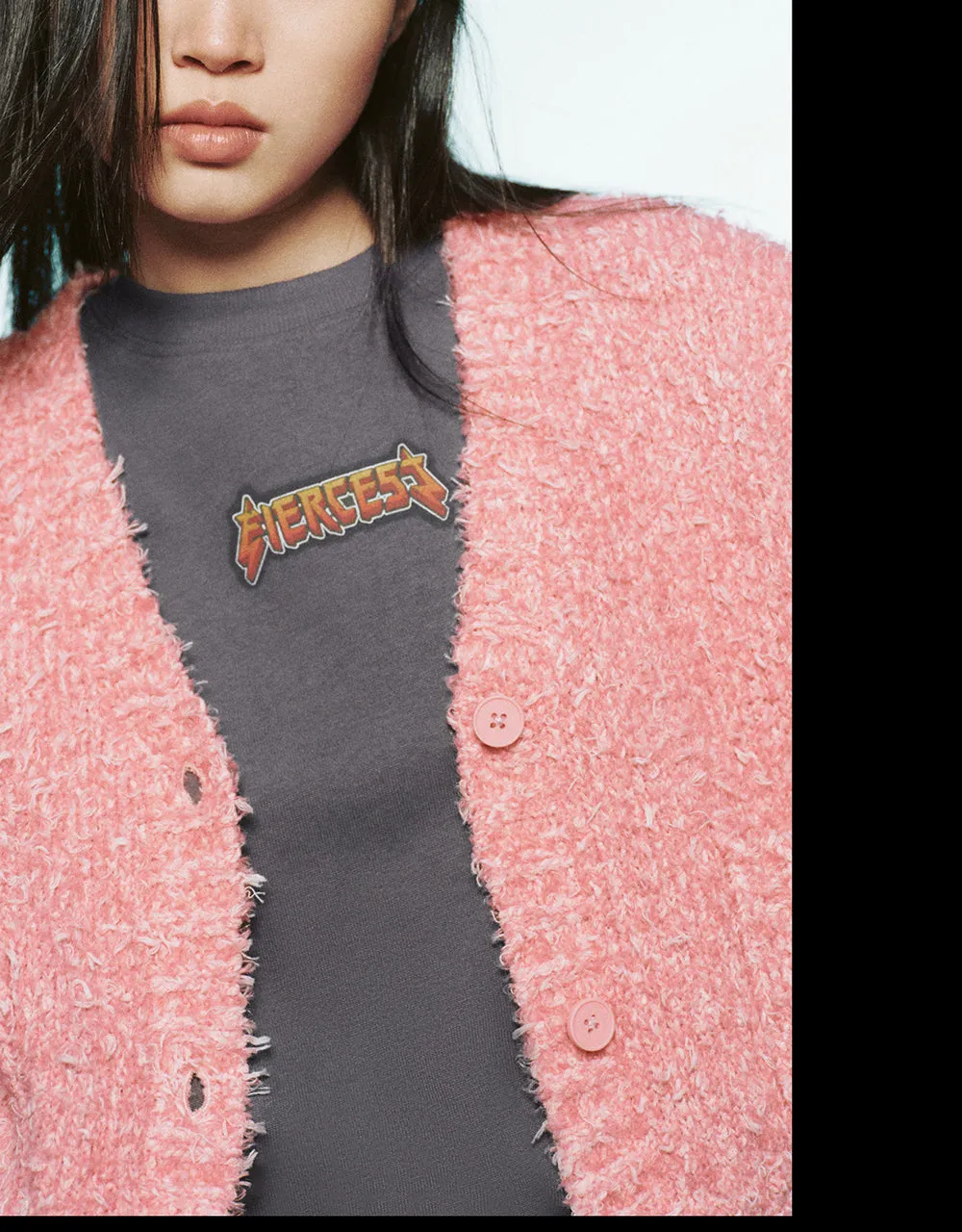 V-Neck Knitted Cardigan sold by Urban Revivo product image thumbnail 5