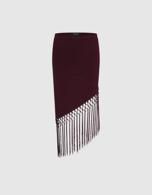 Midi Straight Skirt sold by Urban Revivo