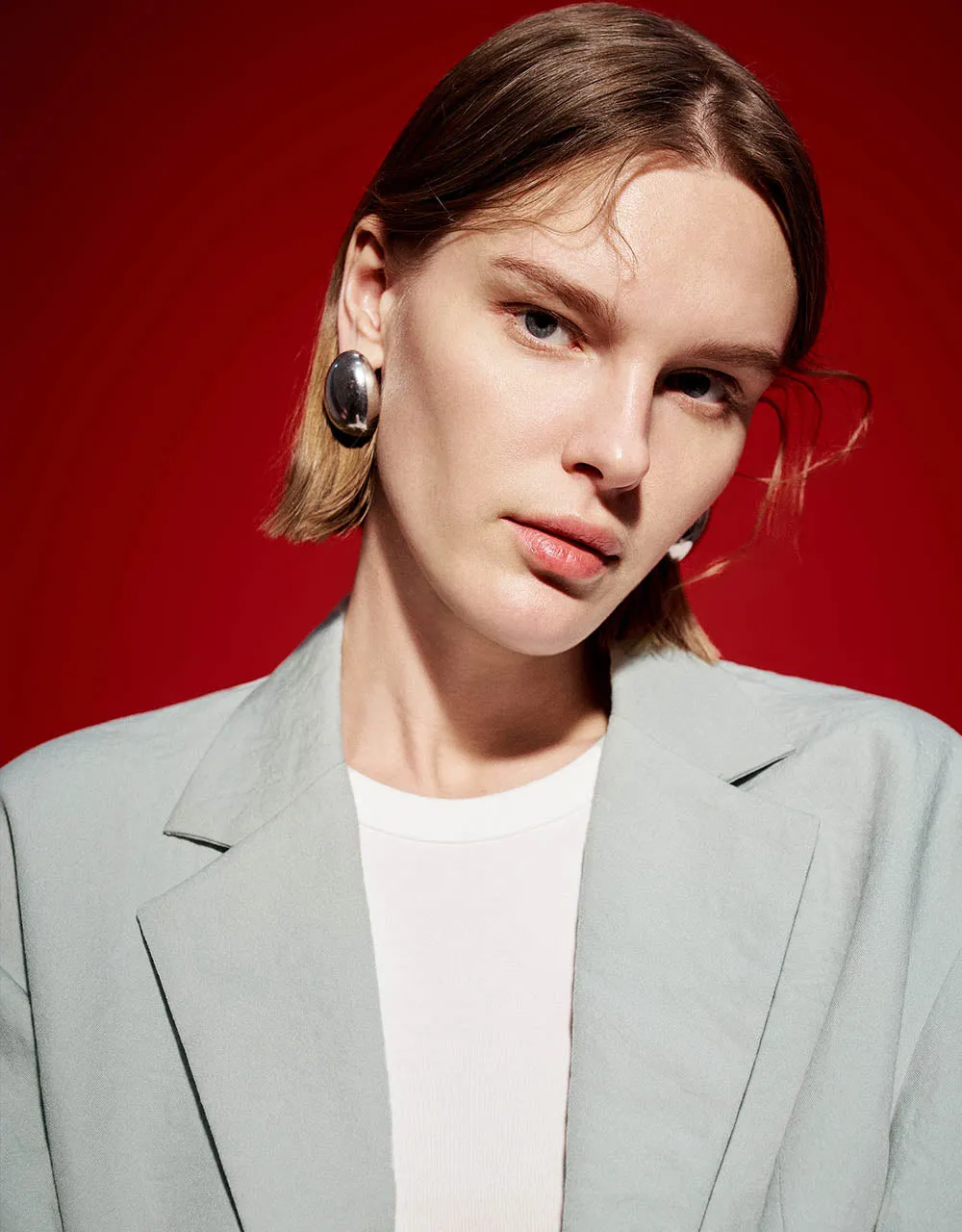 Notch Lapel Loose Blazer sold by Urban Revivo product image thumbnail 4