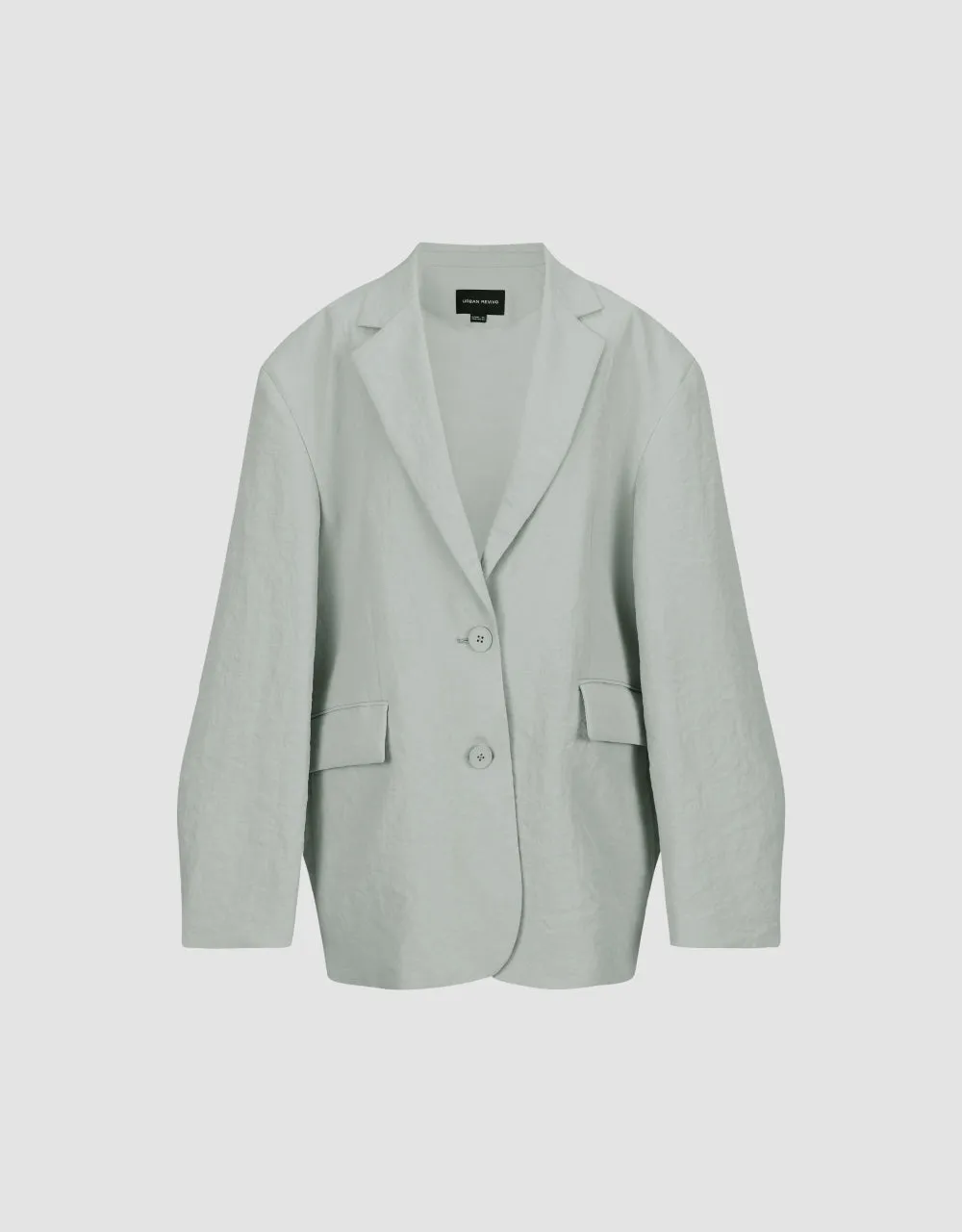 Notch Lapel Loose Blazer sold by Urban Revivo product image thumbnail 2