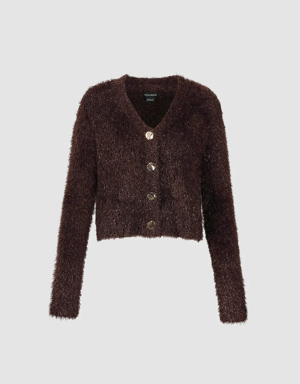 Drop Shoulder Sleeve Knitted Cardigan sold by Urban Revivo product image thumbnail 2