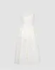 Textured Off-Shoulder A-Line Cami Dress sold by Urban Revivo