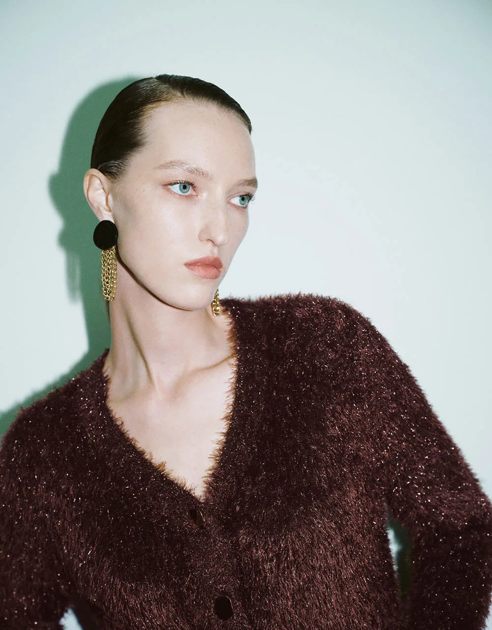 Drop Shoulder Sleeve Knitted Cardigan sold by Urban Revivo product image thumbnail 5