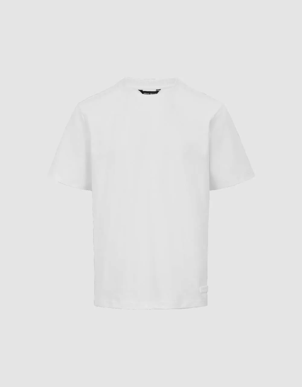 Crew Neck Straight T-Shirt sold by Urban Revivo product image thumbnail 2