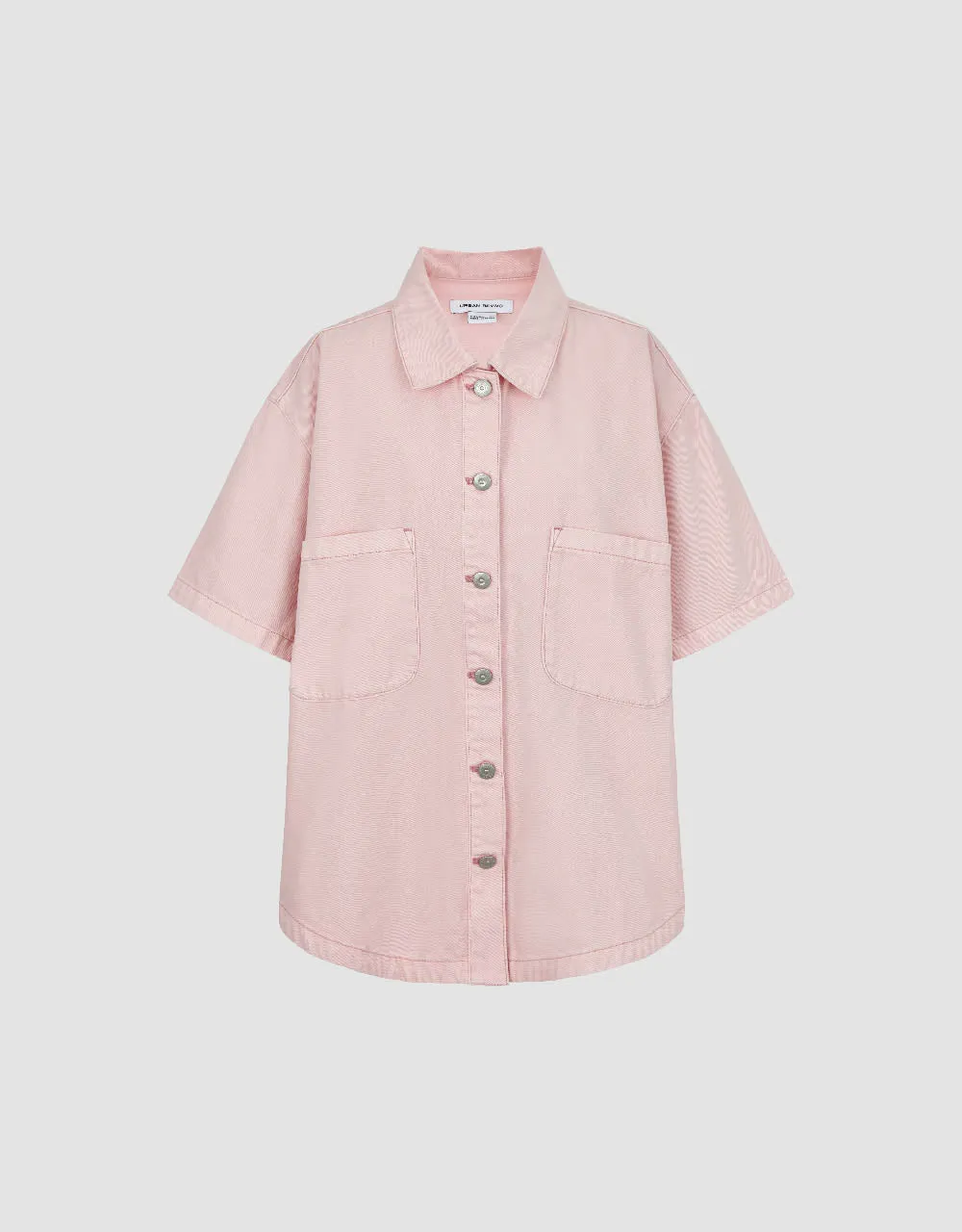 Button Up Loose Denim Shirt sold by Urban Revivo product image thumbnail 2