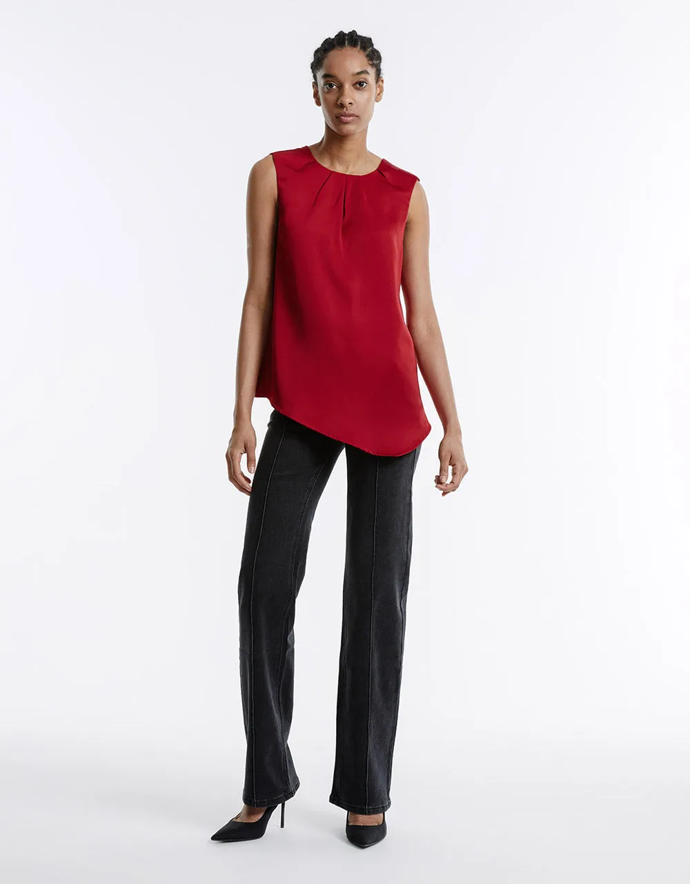 Asymmetrical Hem Blouse sold by Urban Revivo product image thumbnail 5