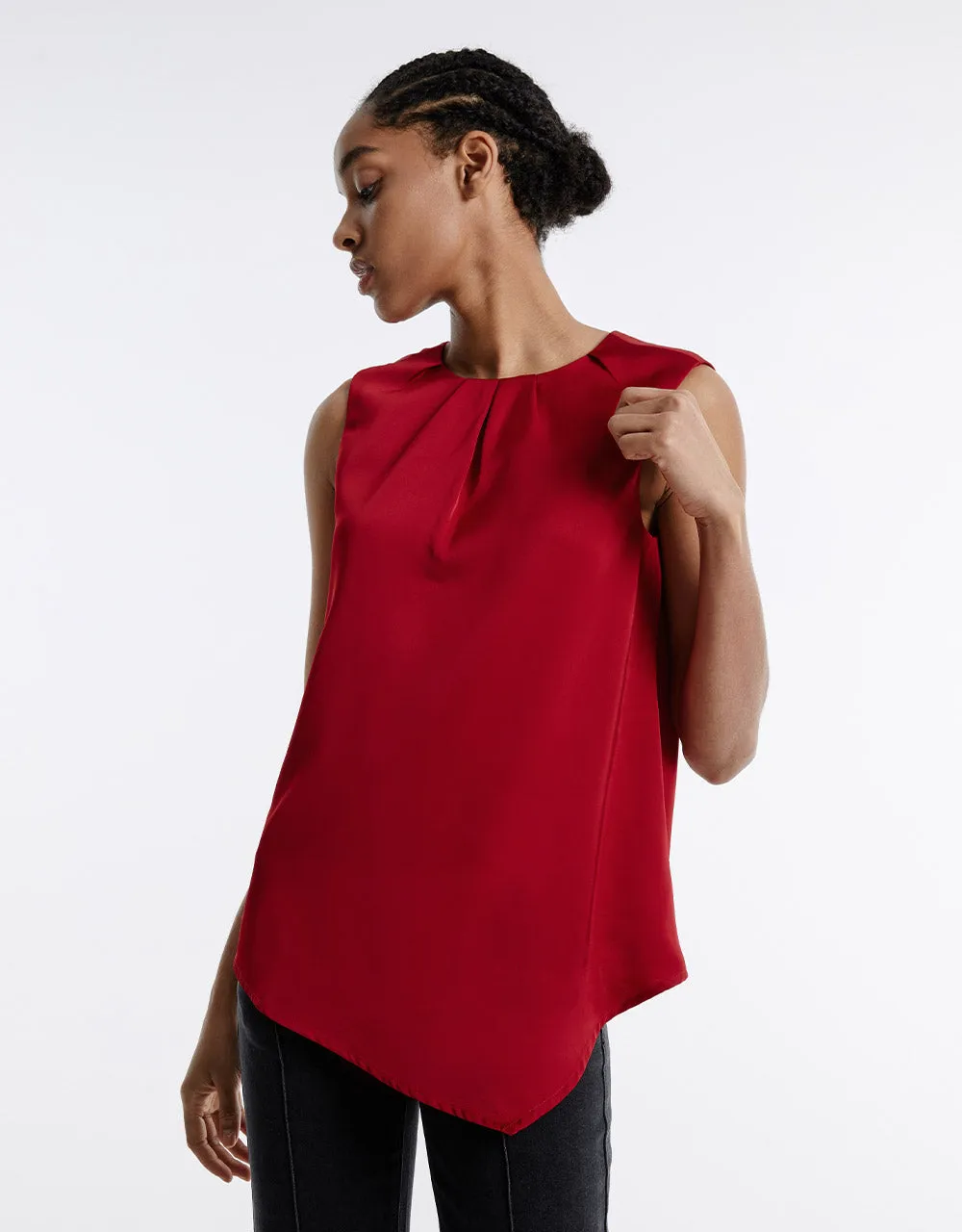 Asymmetrical Hem Blouse sold by Urban Revivo product image thumbnail 2