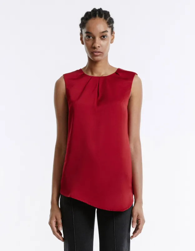 Asymmetrical Hem Blouse sold by Urban Revivo