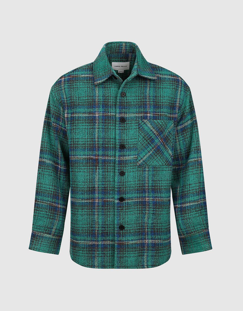 Plaid Loose Jacket sold by Urban Revivo product image thumbnail 5