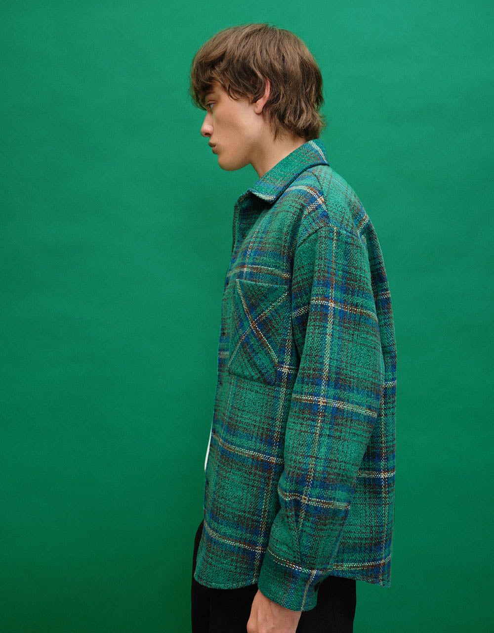 Plaid Loose Jacket sold by Urban Revivo product image thumbnail 2