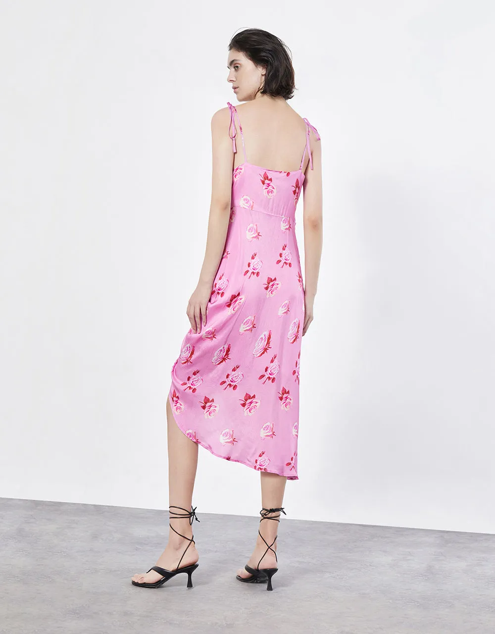 Floral Ruched Cami Dress sold by Urban Revivo product image thumbnail 4