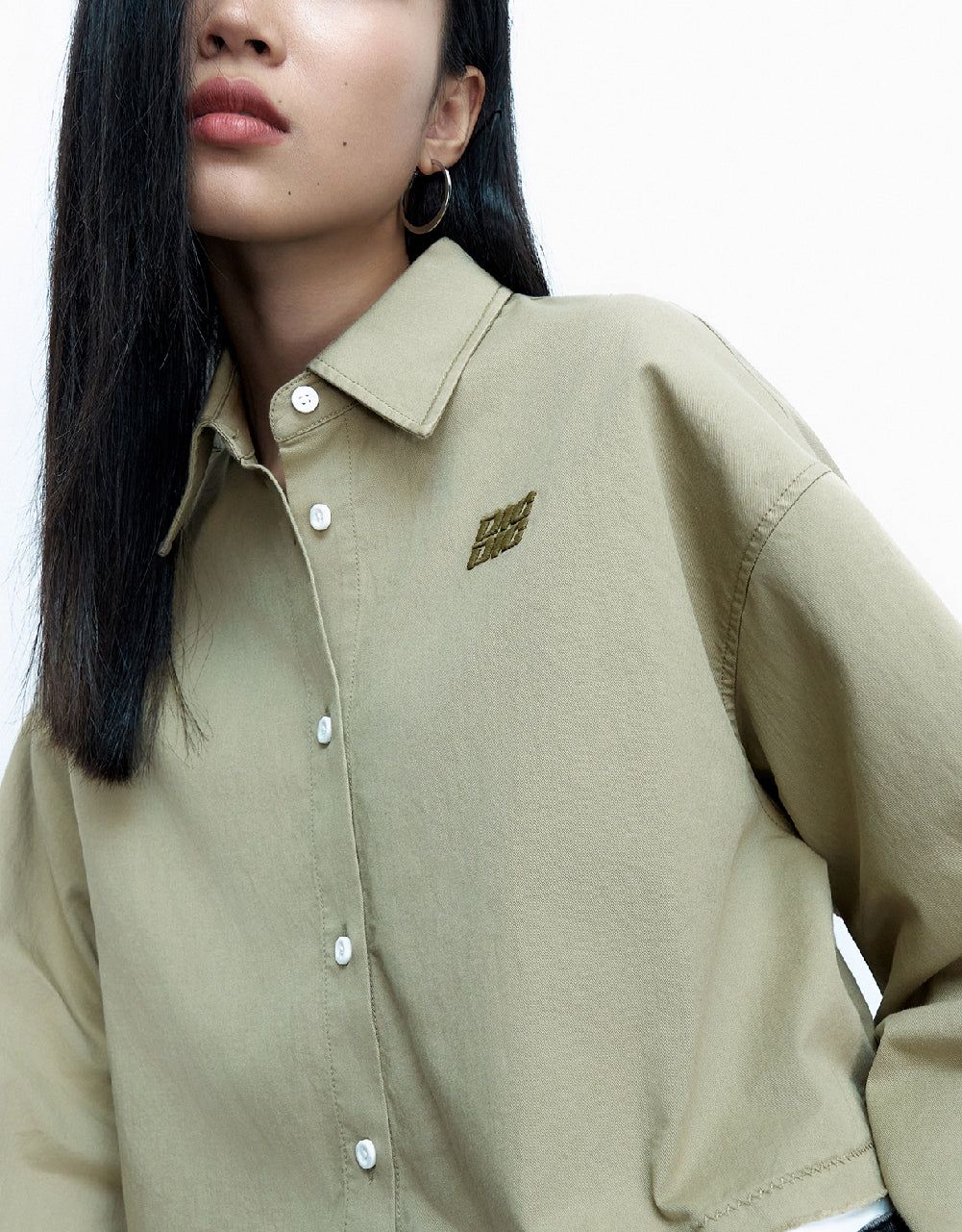 Button Up Straight Shirt sold by Urban Revivo product image thumbnail 5