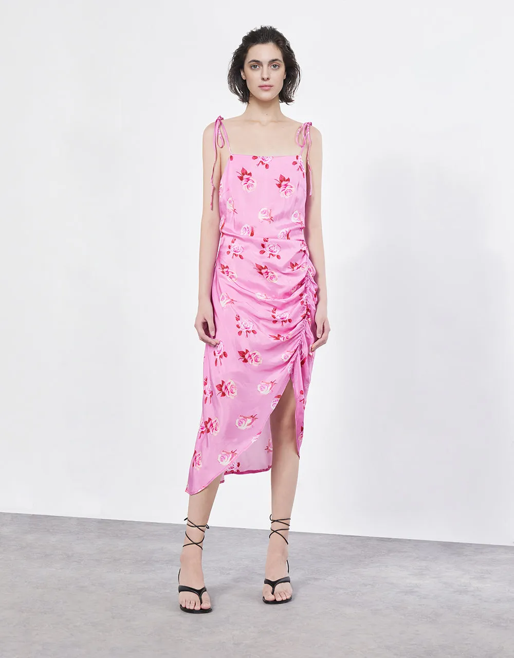 Floral Ruched Cami Dress sold by Urban Revivo product image thumbnail 2