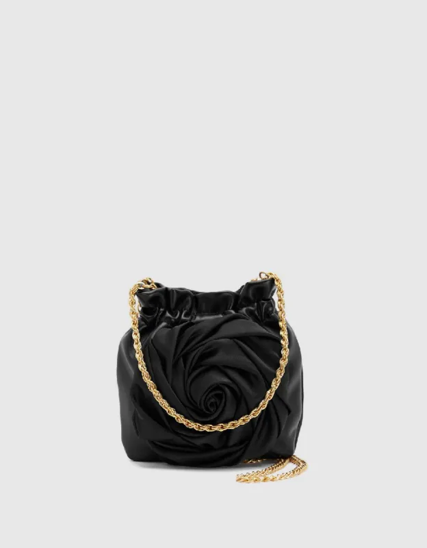 Rose Effect Ruched Shoulder Bag sold by Urban Revivo