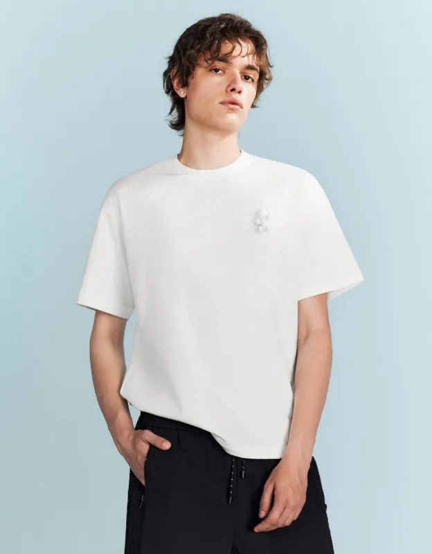 Bear Detail Crew Neck T-Shirt sold by Urban Revivo