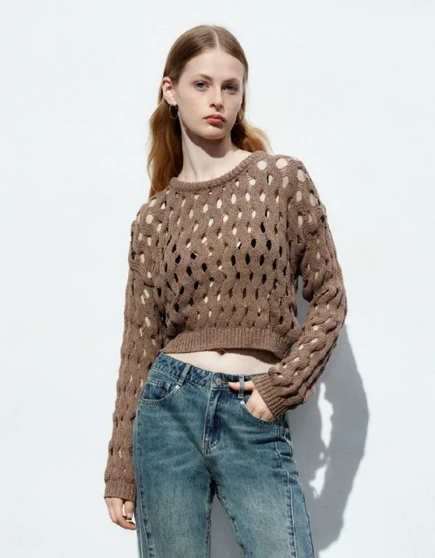 Straight Crew Neck Sweater sold by Urban Revivo