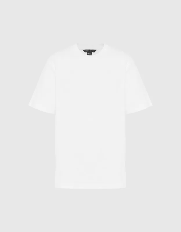 Crew Neck Straight T-Shirt sold by Urban Revivo