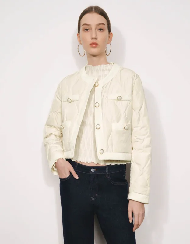 Crew Neck Down Jacket sold by Urban Revivo